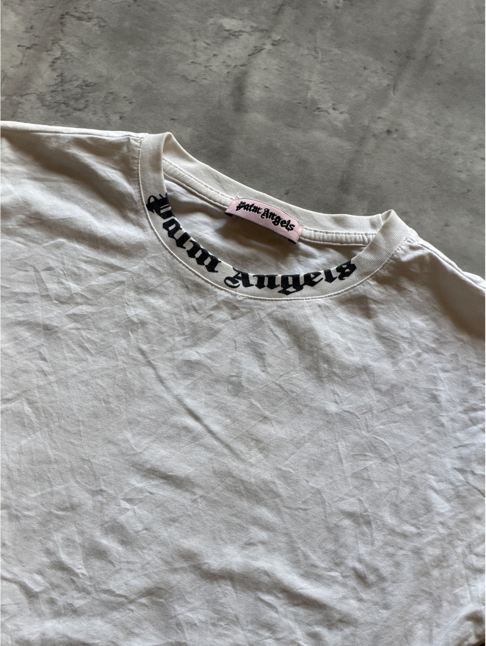 Early Y2K Designer Palm Angels Style Woman’s Baby Tee Size S
